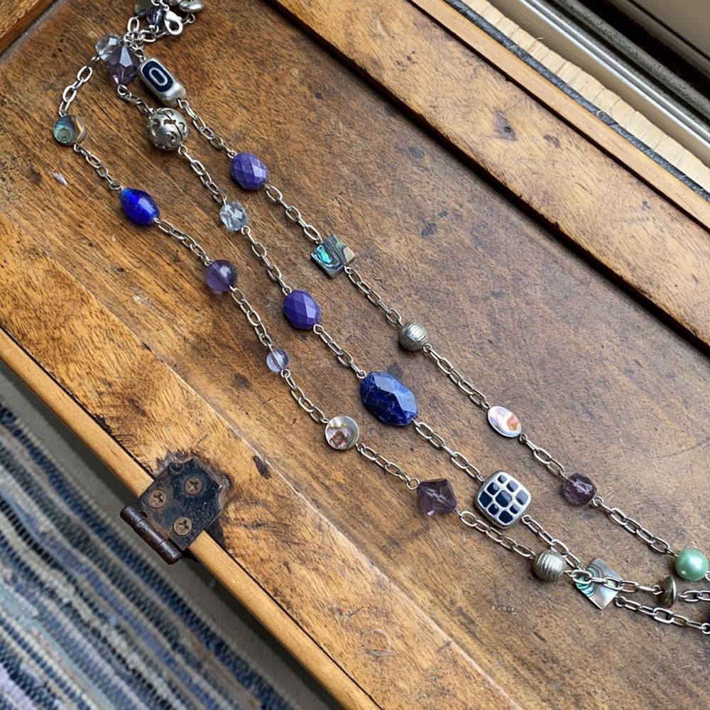 🌵Lia Sophia Tri Strand Necklace